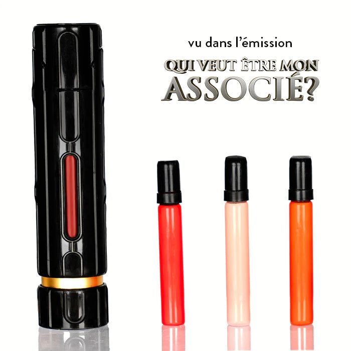 Rouge à lèvres personnalisé avec 3 teintes