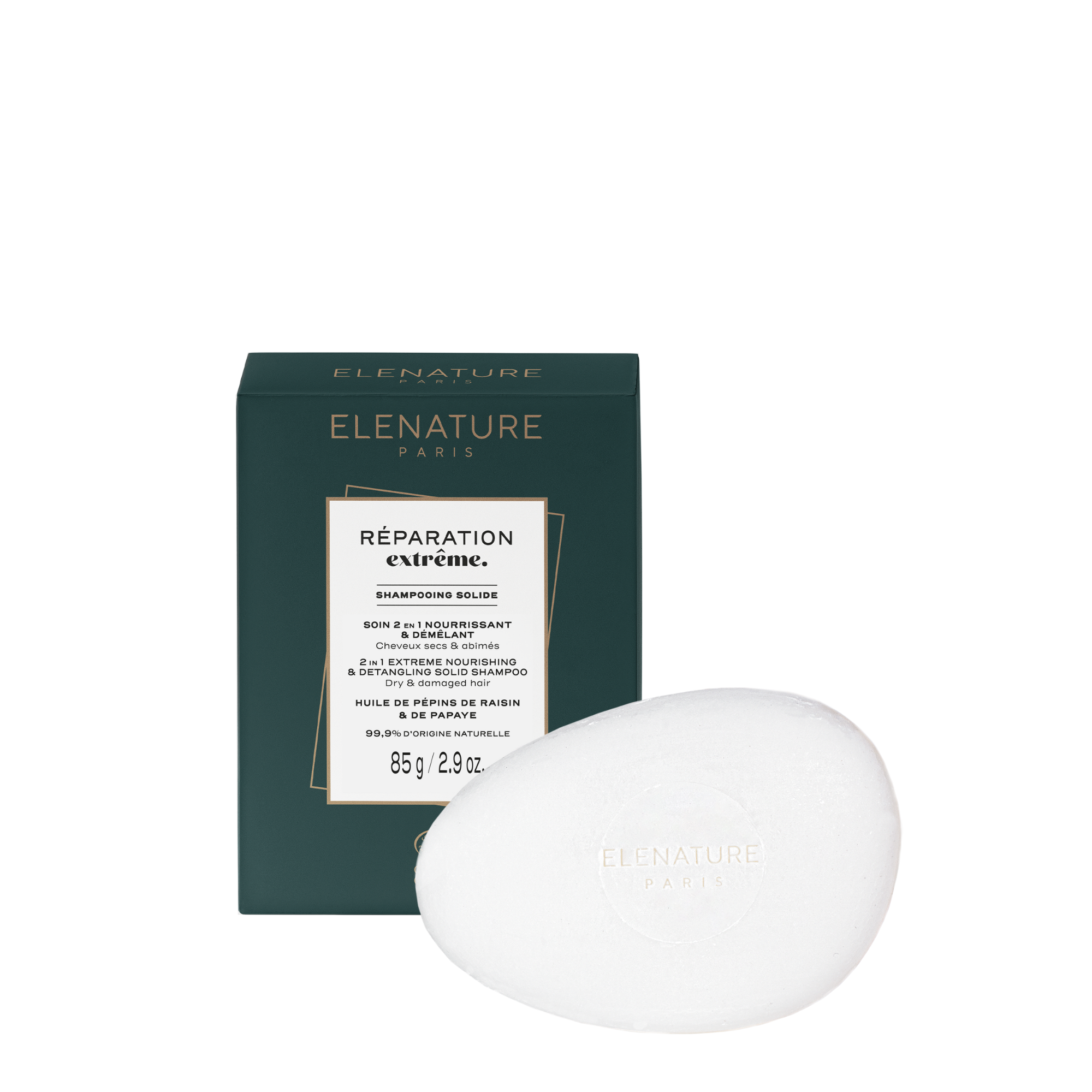 Shampooing Solide - Soin 2-en-1 Nourrissant & Démêlant